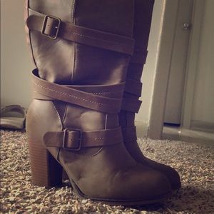 3 1/2” heeled boots